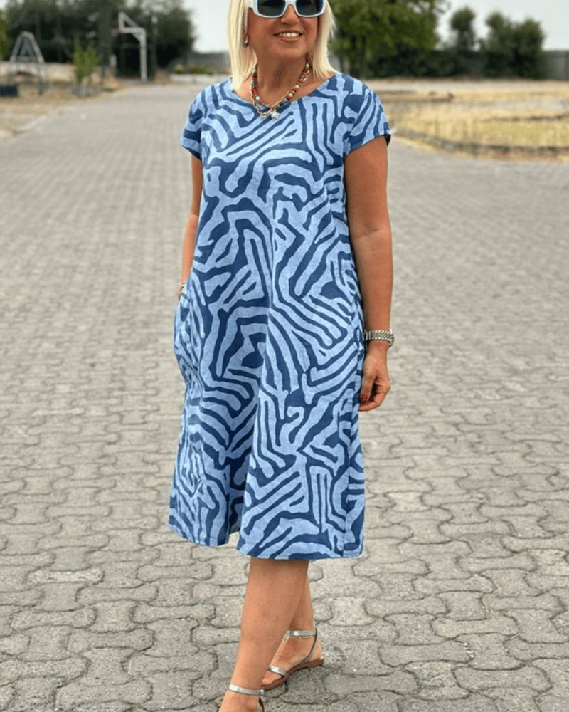 Calestra™ | Abstract Pattern Dress