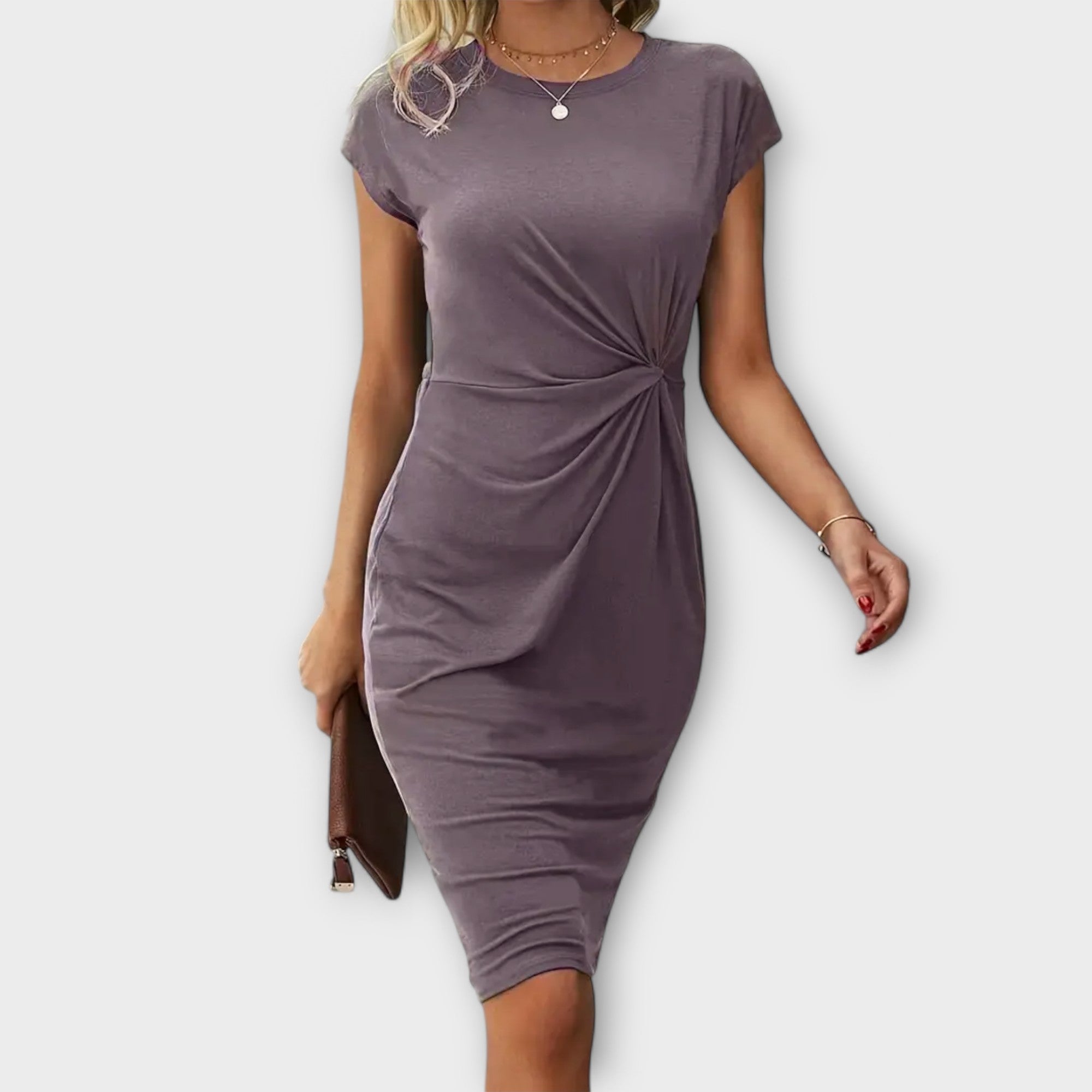 Clara - Elegant Figure-Fitted Dress for Women