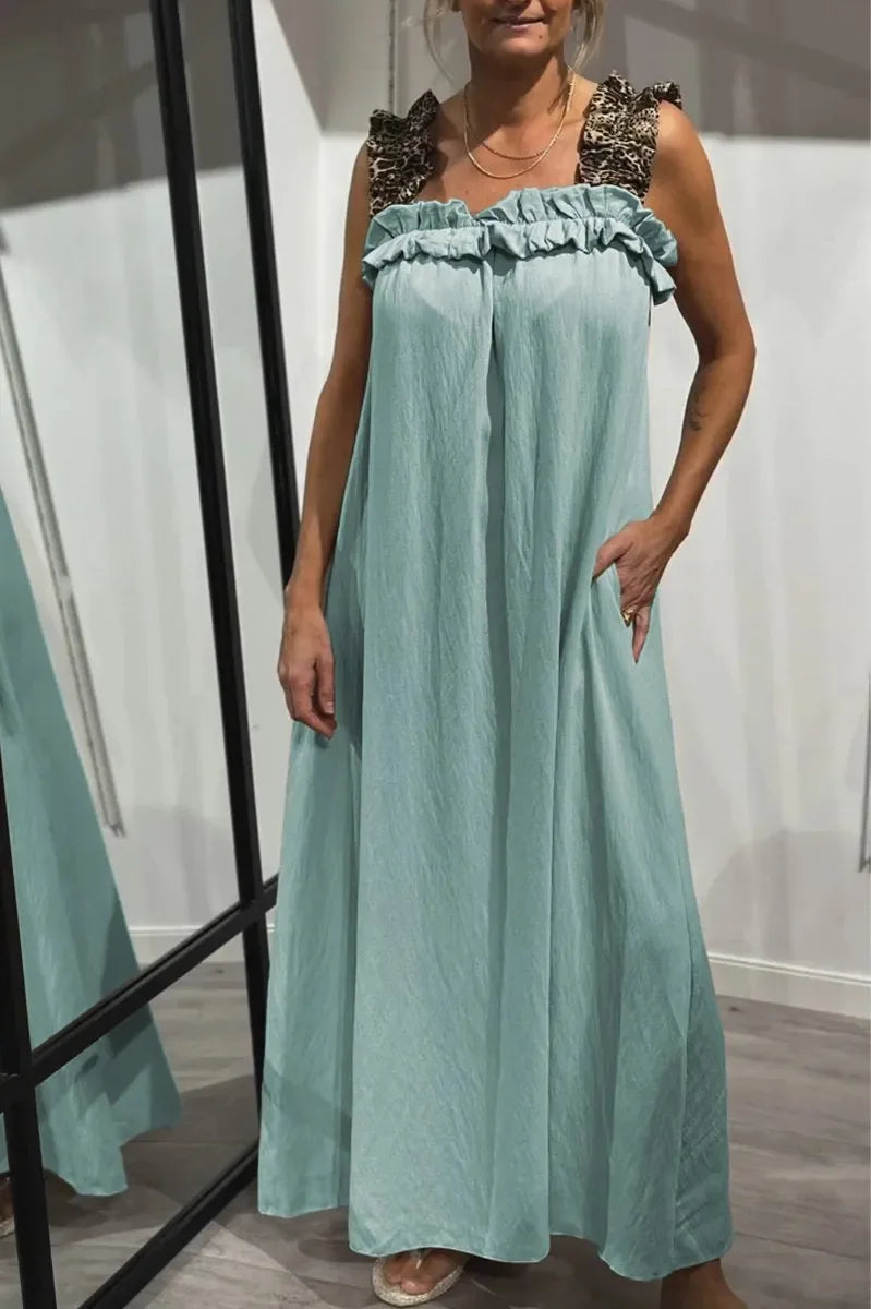 Ismara™ | Ruffle-Strap Maxi Dress