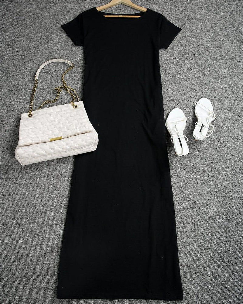 Aureline™ | Relaxed Off-Shoulder Dress