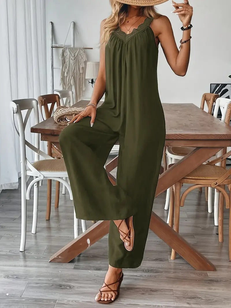 Lunara™ | Soft Wide-Leg Jumpsuit