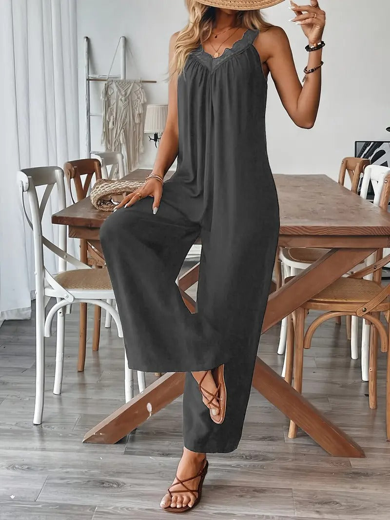 Lunara™ | Soft Wide-Leg Jumpsuit