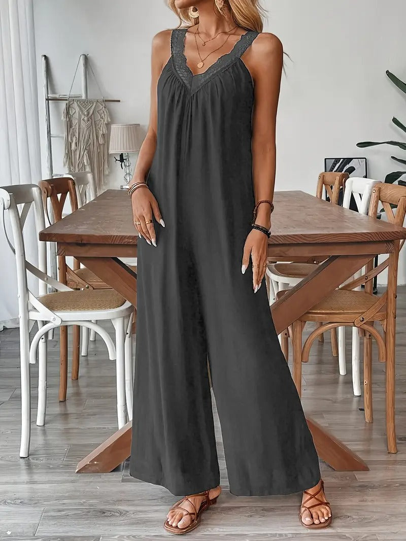 Lunara™ | Soft Wide-Leg Jumpsuit
