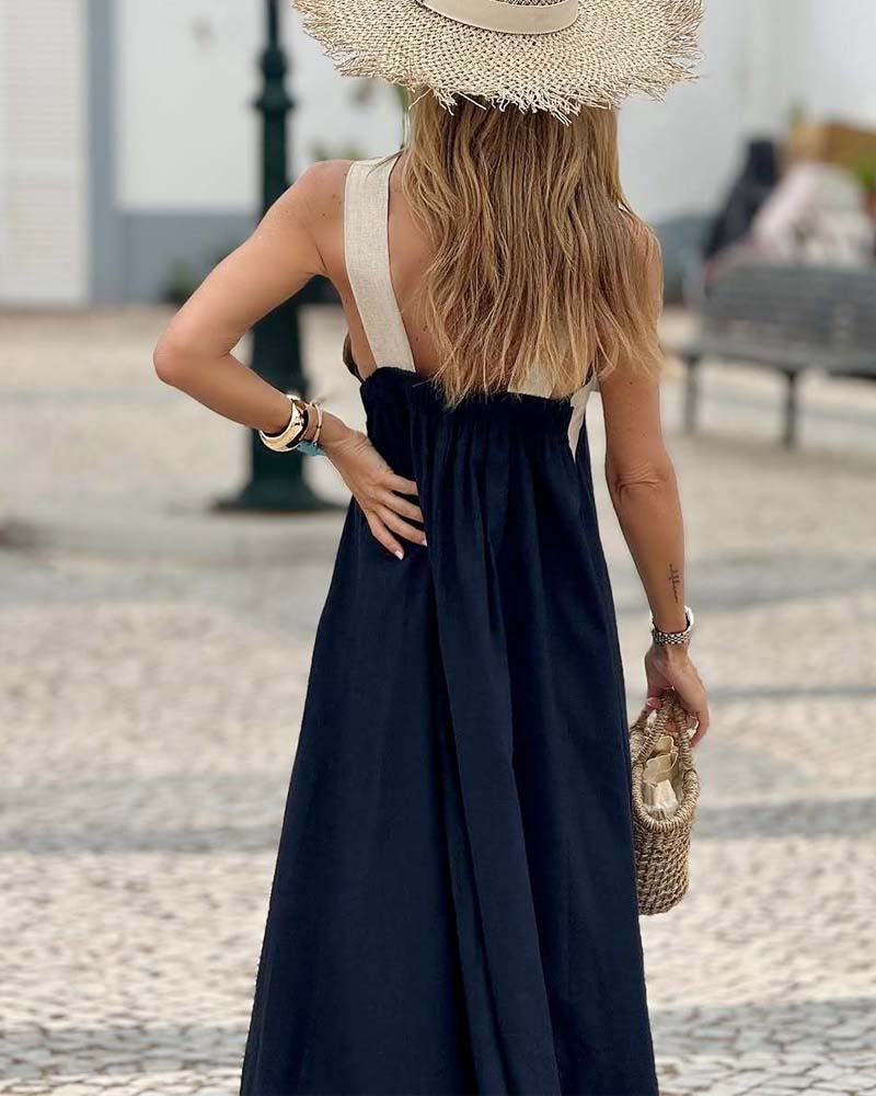 Sorelia™ | Halterneck Maxi Dress