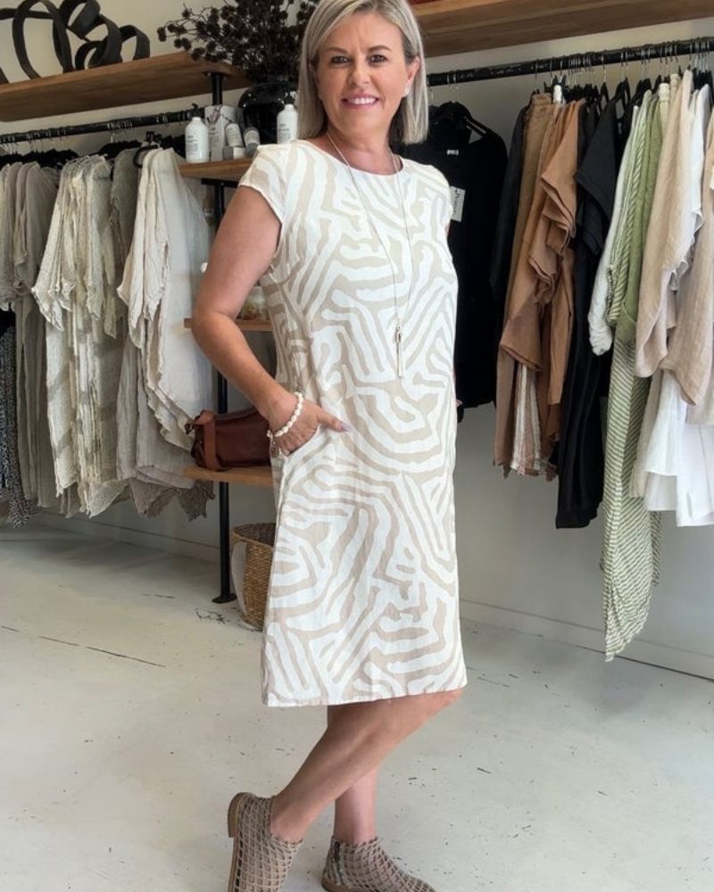 Calestra™ | Abstract Pattern Dress