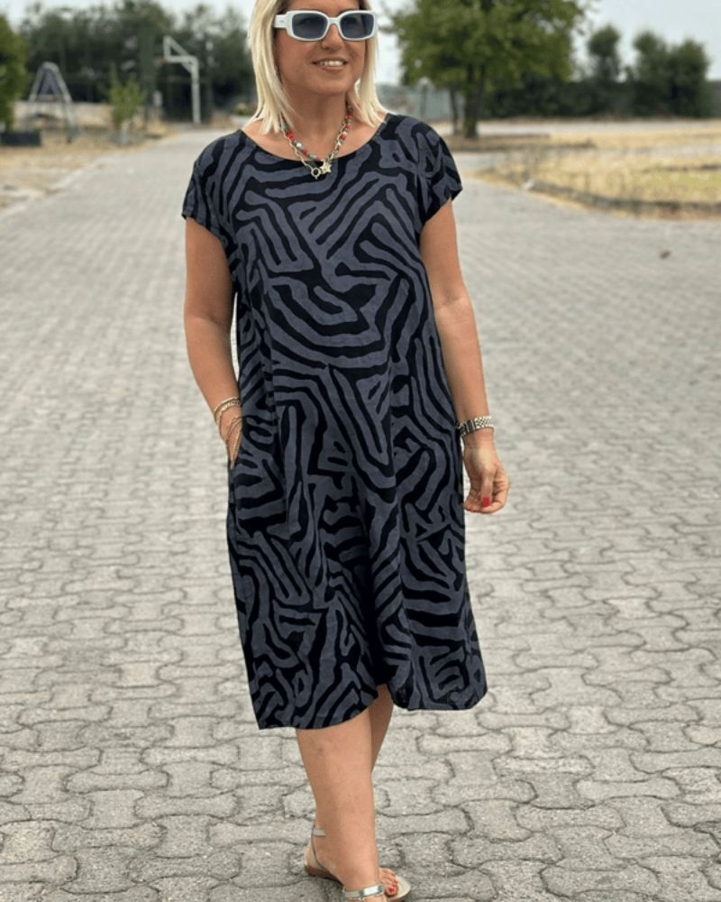 Calestra™ | Abstract Pattern Dress