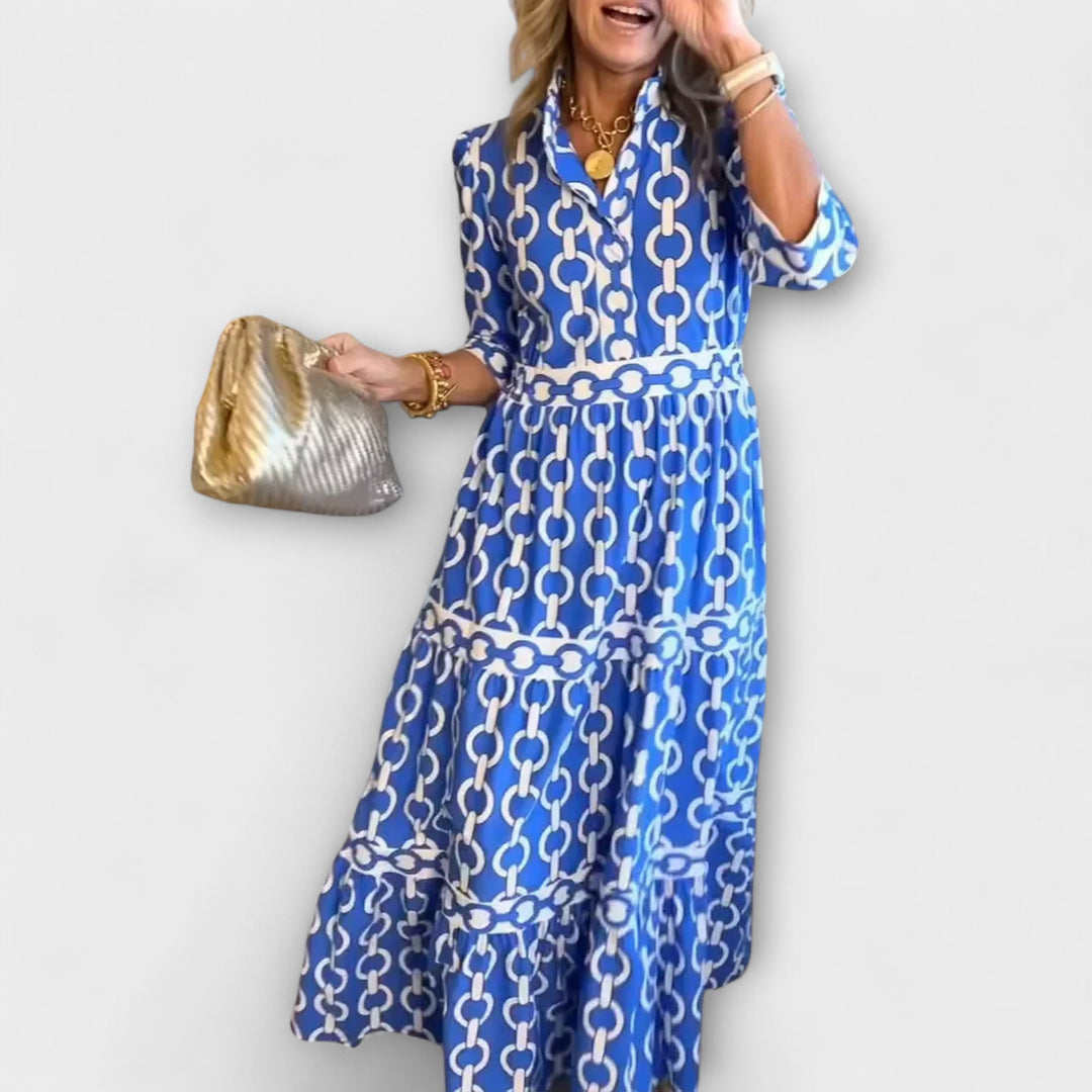 Ysolde™ | Chain Print Dress