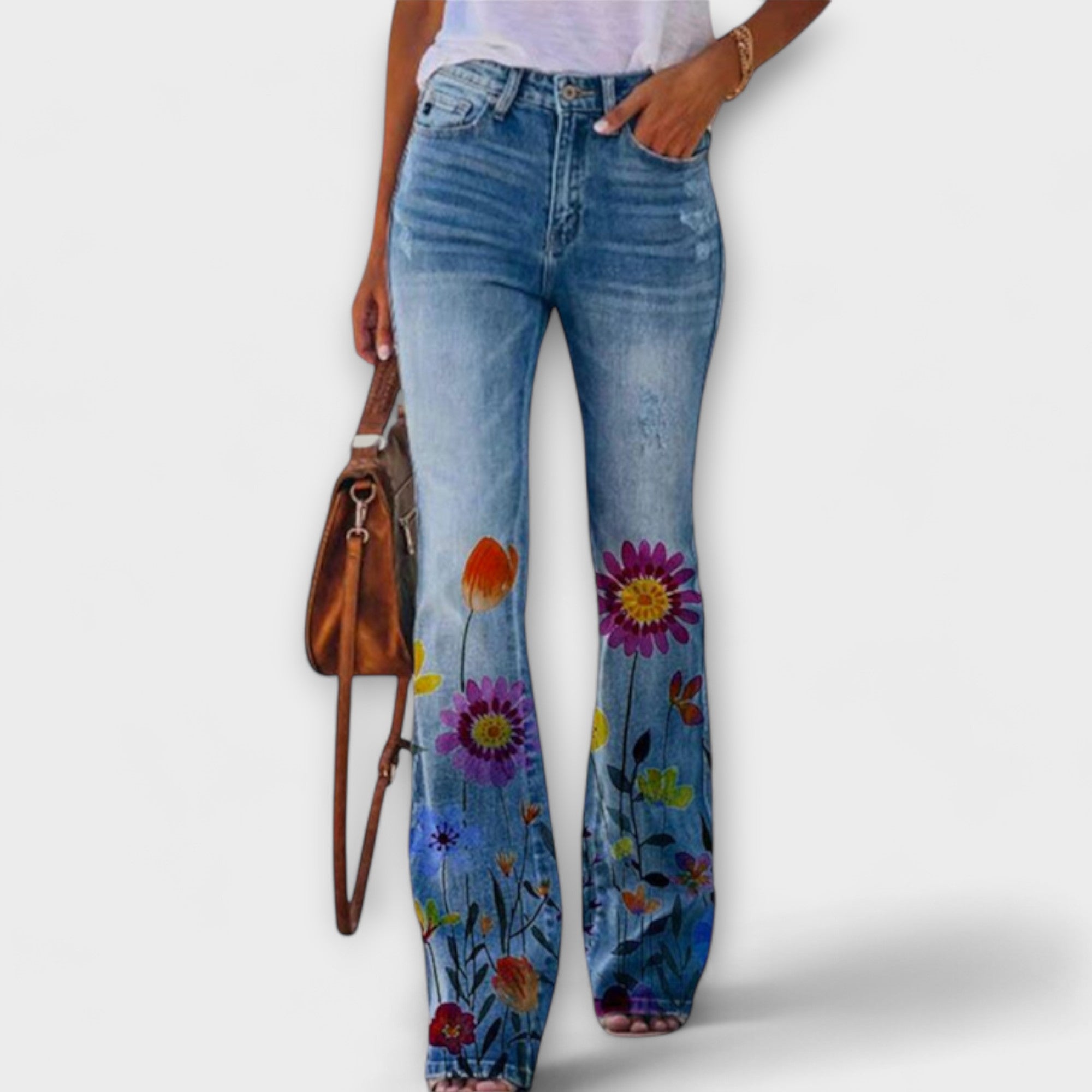 Button-Up Wide Leg Pants