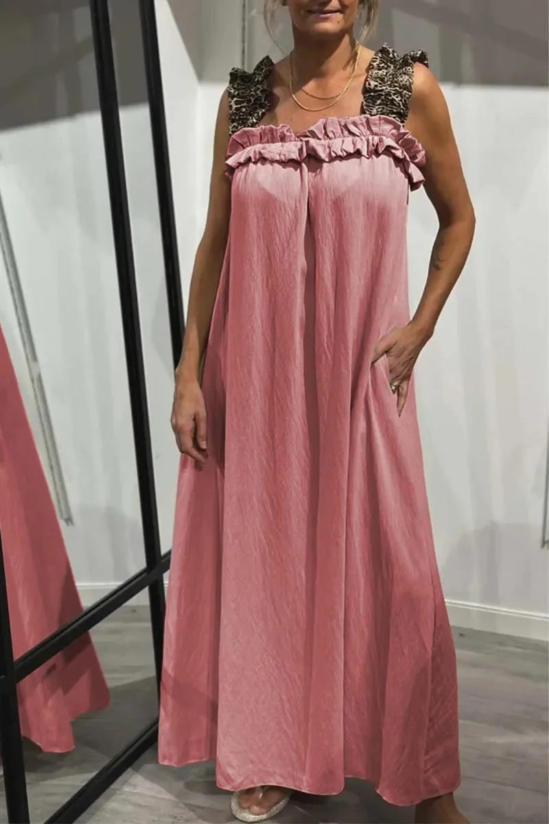 Ismara™ | Ruffle-Strap Maxi Dress
