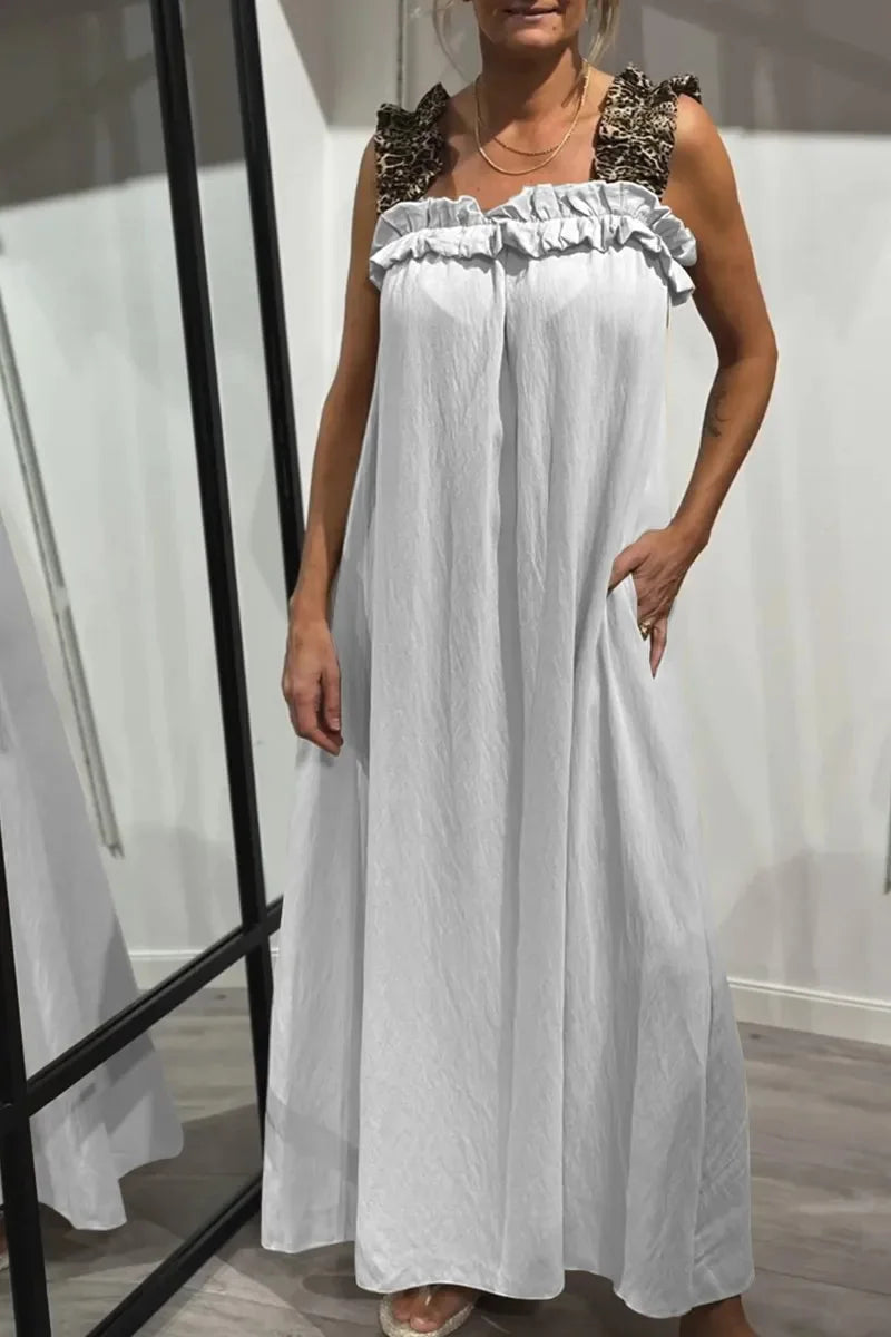 Ismara™ | Ruffle-Strap Maxi Dress