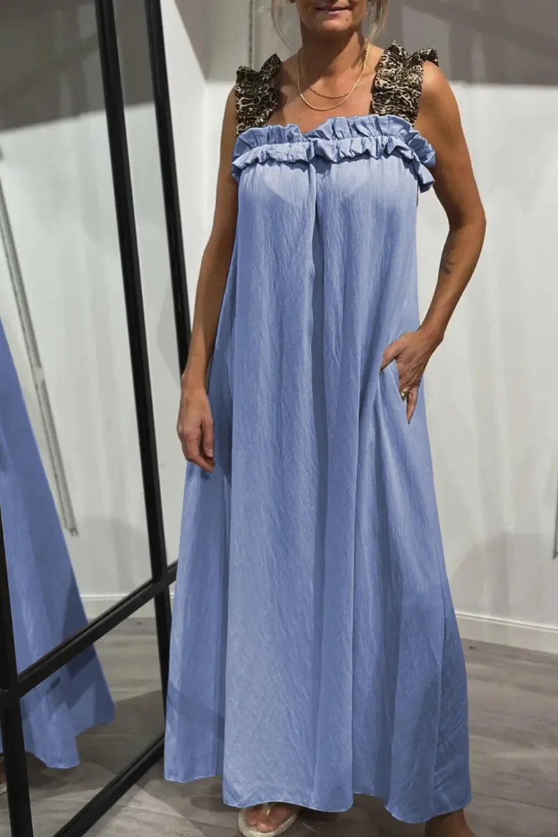 Ismara™ | Ruffle-Strap Maxi Dress