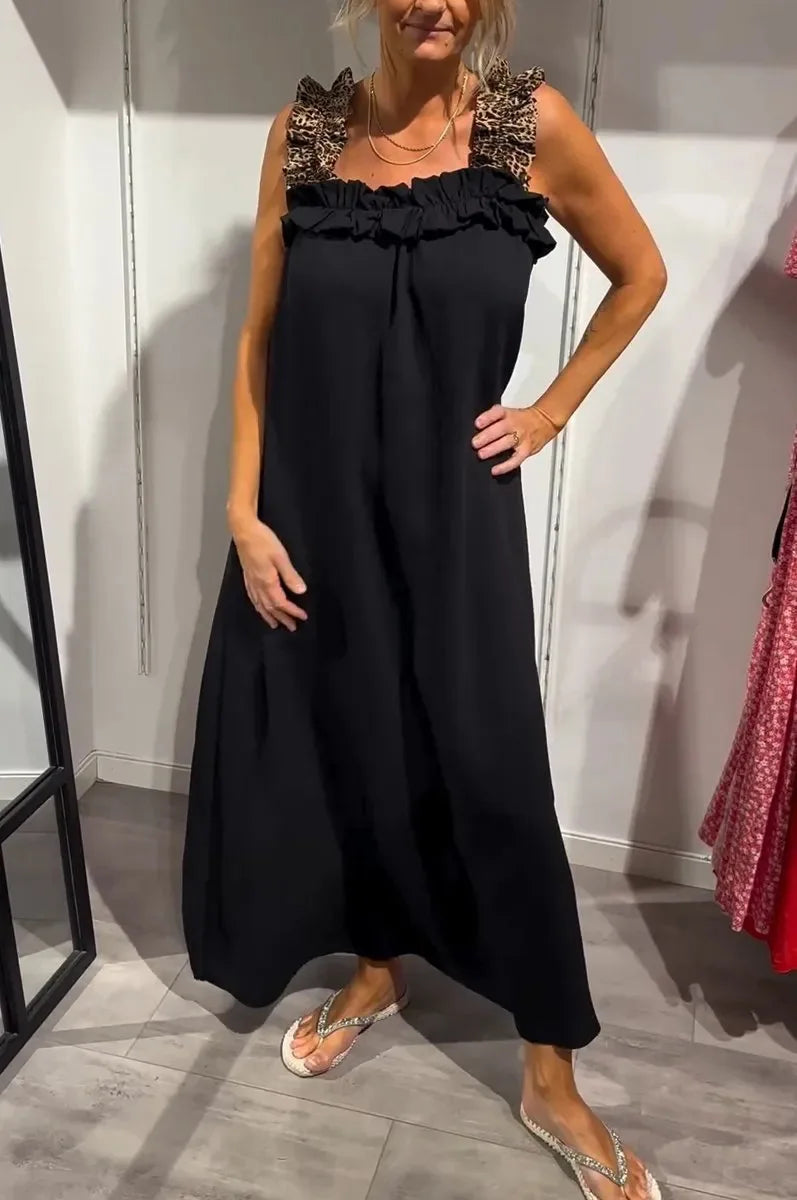 Ismara™ | Ruffle-Strap Maxi Dress