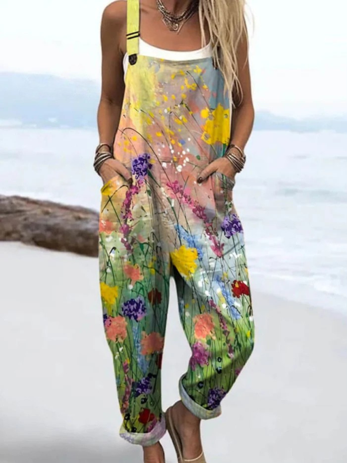 Samantha™ | Painted Meadow Jumpsuit