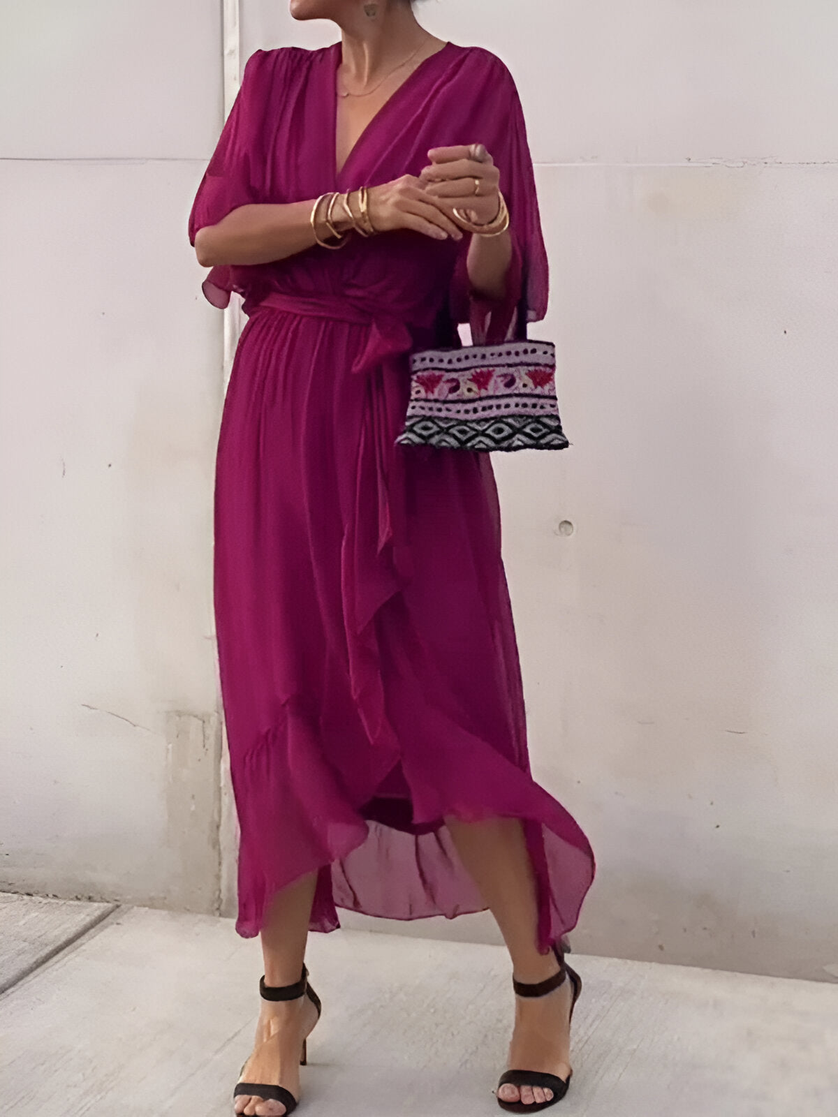 Claire™ | Tie-Waist Midi Dress (kopie)