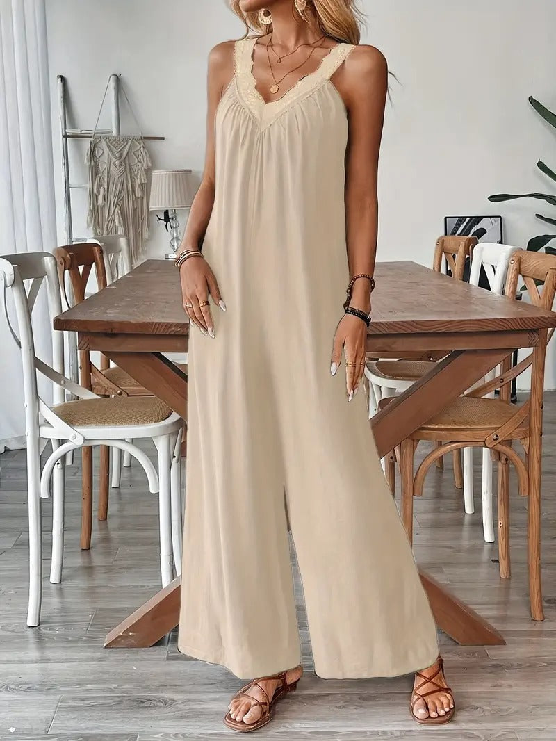 Lunara™ | Soft Wide-Leg Jumpsuit