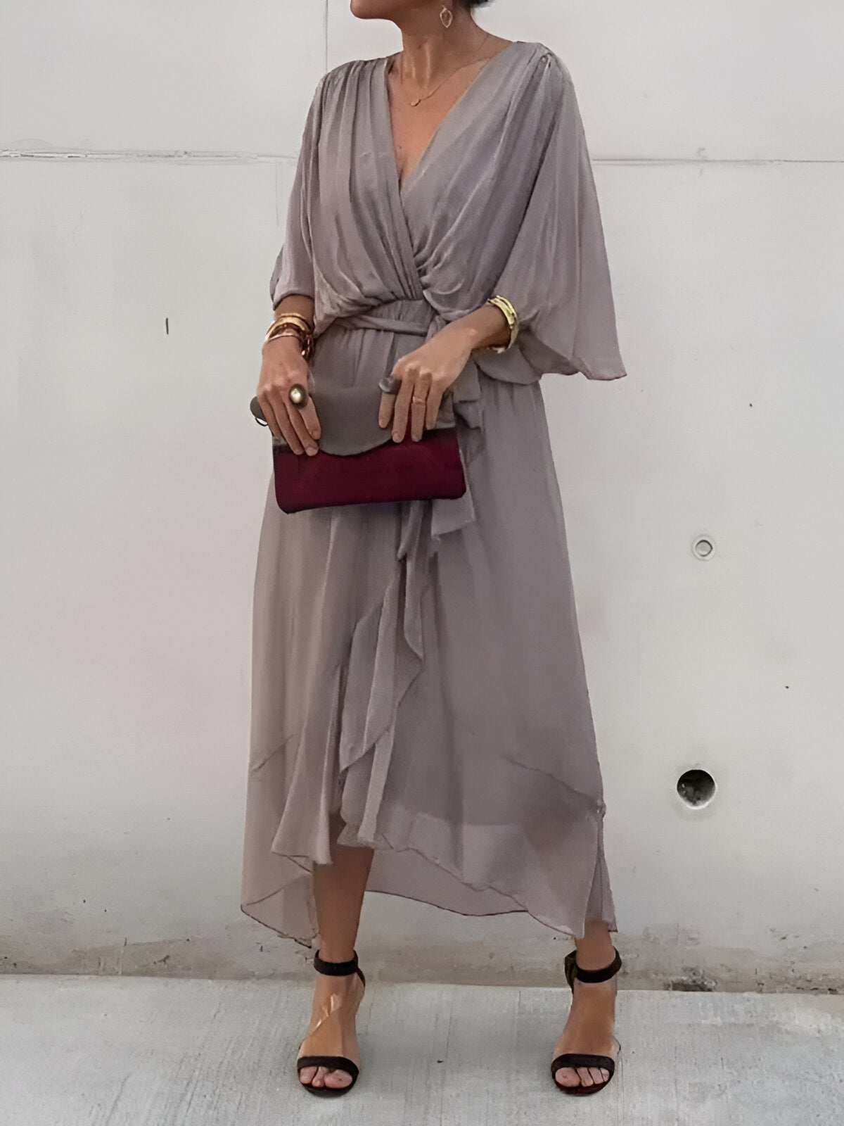 Claire™ | Tie-Waist Midi Dress (kopie)