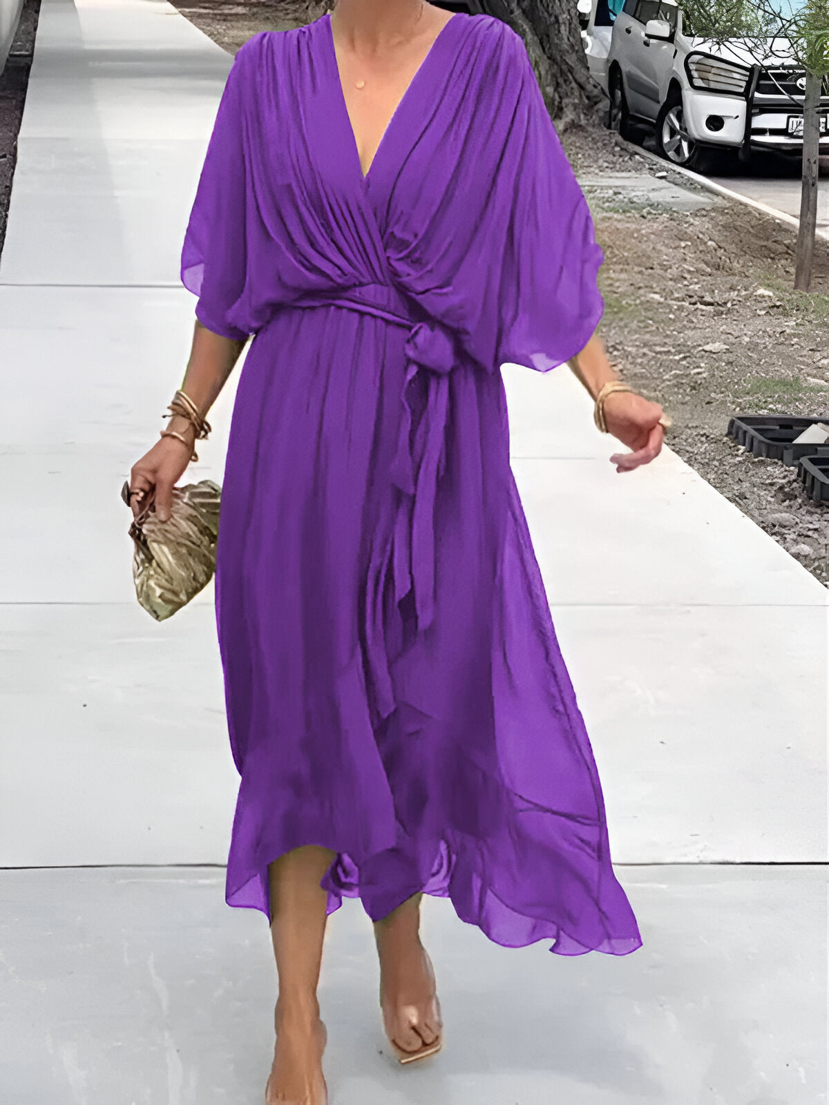 Claire™ | Tie-Waist Midi Dress (kopie)
